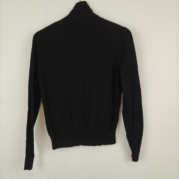 AYR Hi T Turtleneck Long Sleeve Sweater In Black Size Small Women's - Picture 7 of 10